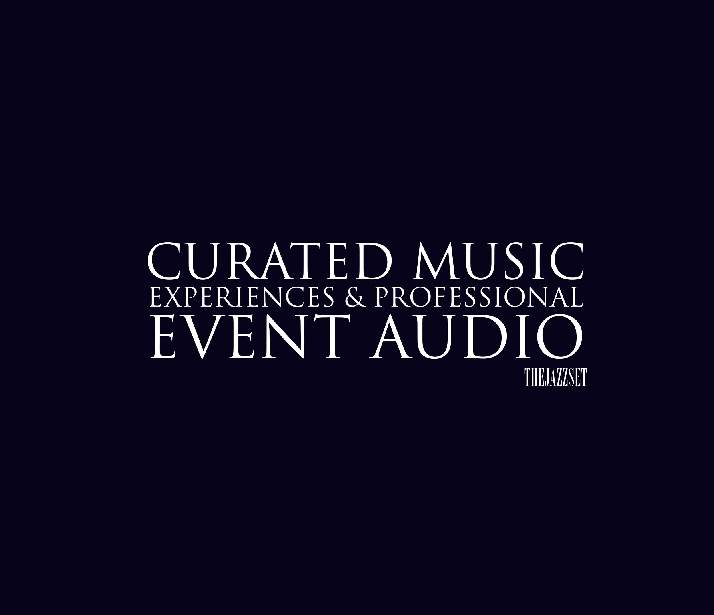 Curated Music & Professional Audio Services